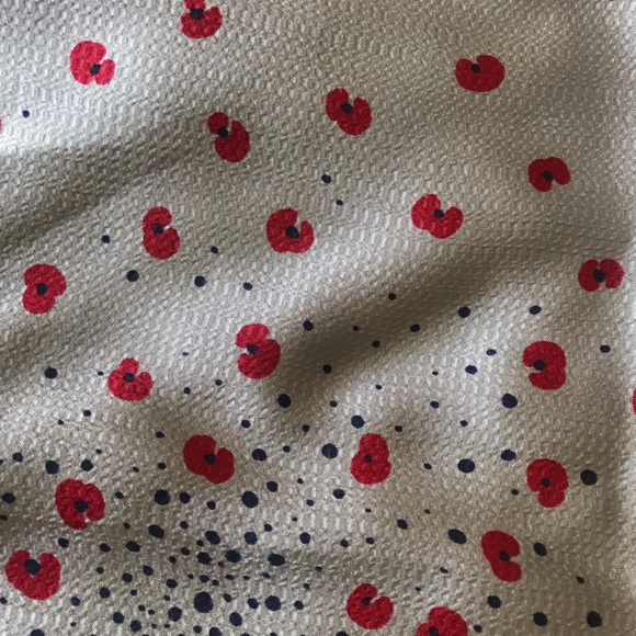 Tulle Pencil Skirt with Poppies - Picture 7 of 10